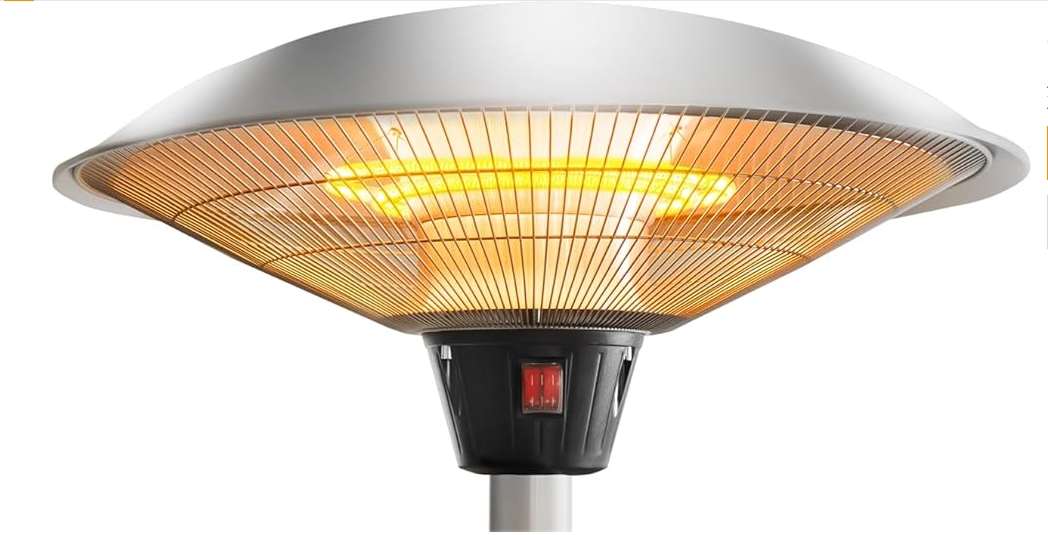 Waterproof heater for pergola