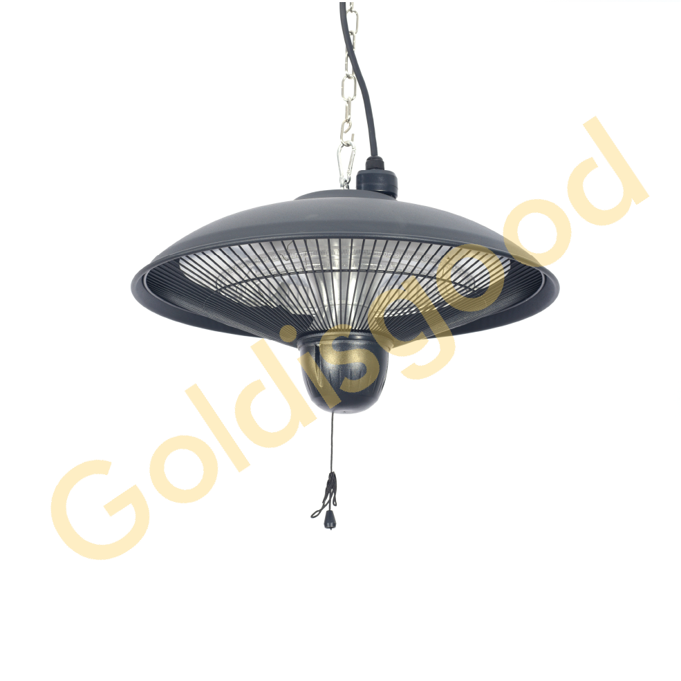 Distance between patio heater and ceiling